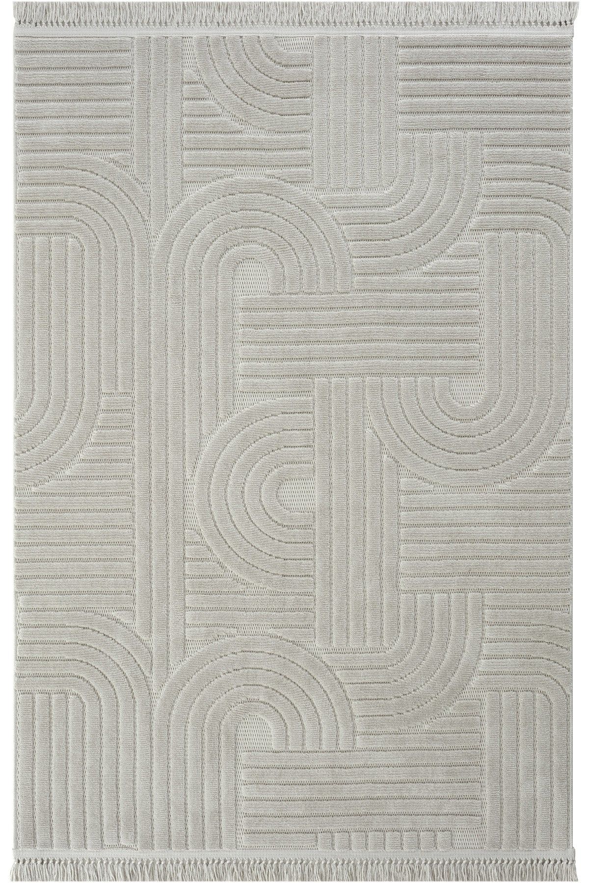 Luxess Halı Dizayn 1090 Gri Polyester Şönil İskandinav Tarz Yüksek Kaliteli Halı