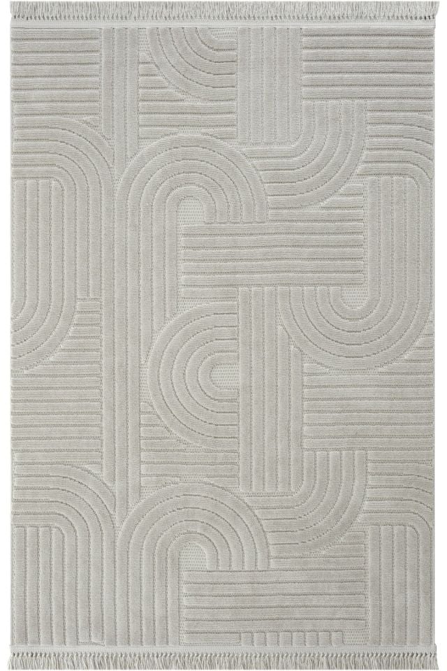 Luxess Halı Dizayn 1090 Gri Polyester Şönil İskandinav Tarz Yüksek Kaliteli Halı