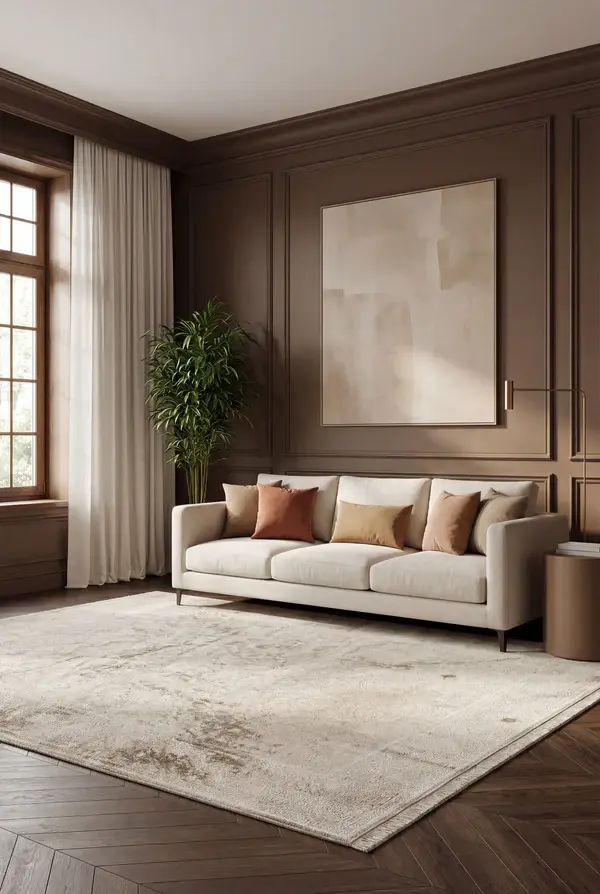 Atlas Halı Hisar HZ04A Modern Şık Yumuşak Dokulu Yüksek Kaliteli Oturma Odası ve Salon Halısı