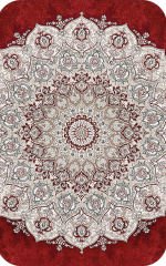 eHalıcım İstanbul İS38813A Kırmızı Klasik Özel Tezgah Salon Halısı