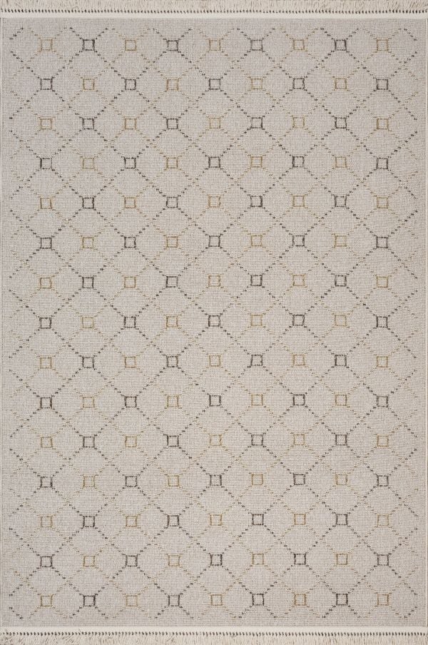 Sanat Halı Lora Plus Serisi 3925 Yumuşak Dokulu İskandinav Hav Toz Vermeyen Halı