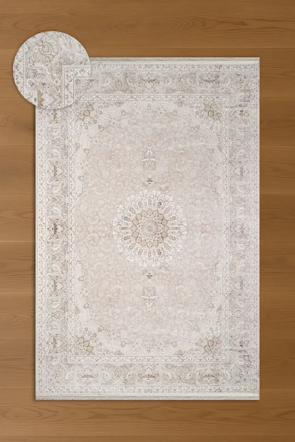 Atlas Halı Hisar HZ01A Modern Şık Yumuşak Dokulu Yüksek Kaliteli Oturma Odası ve Salon Halısı