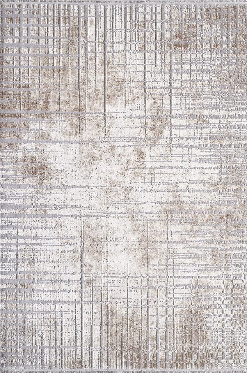 Artemis Halı Artex 5854B Gri Kahve Akrilik Dokuma Taban Modern Şık Oturma Odası ve Salon Halısı
