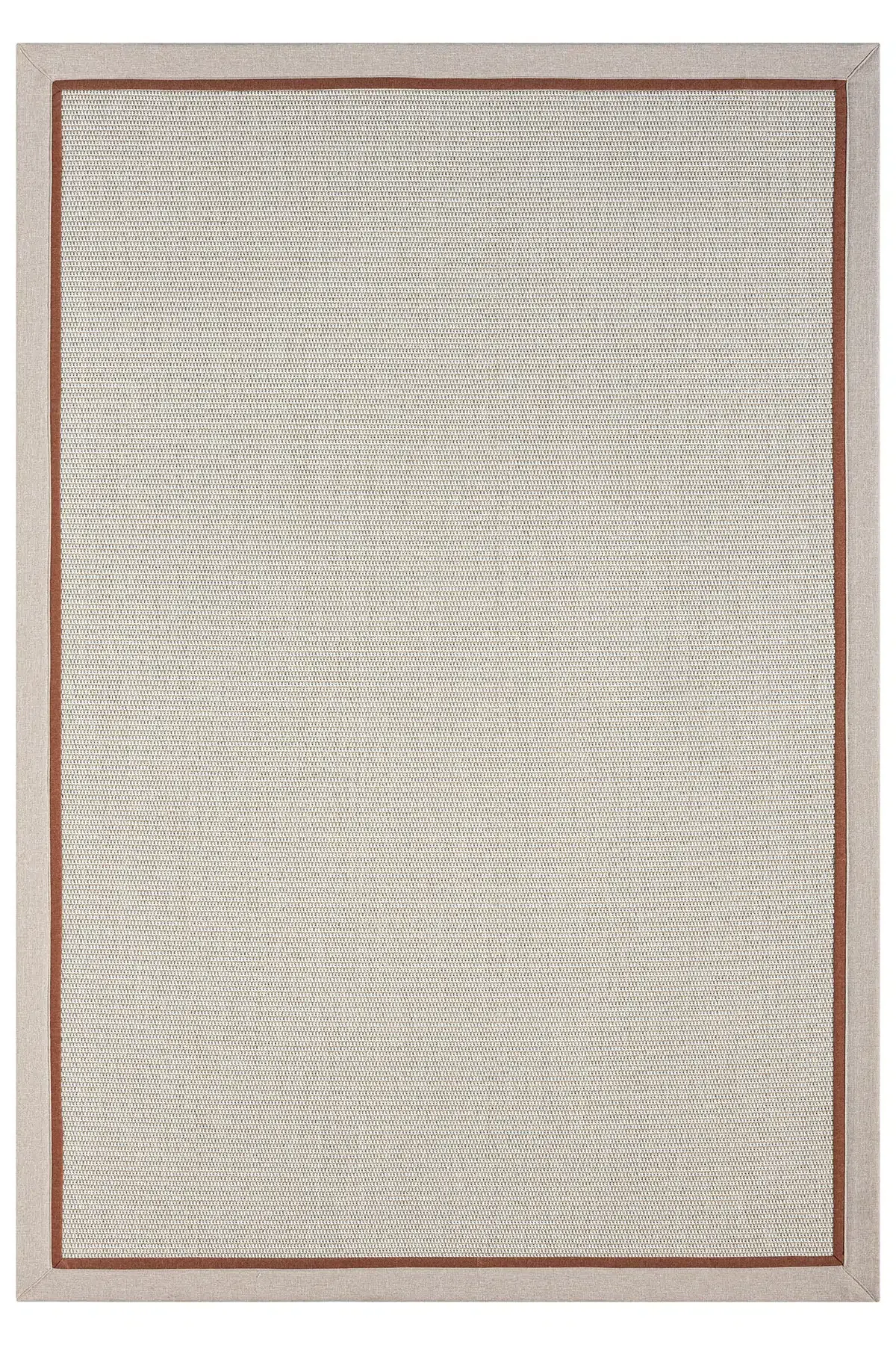 Seyran Halı Bombay 664 Krem Bej Terra Bordürlü Kolay Temizlenen Hav Toz Vermez Sisal Halı