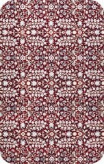 eHalıcım İstanbul İS38824A Kırmızı Klasik Özel Tezgah Salon Halısı