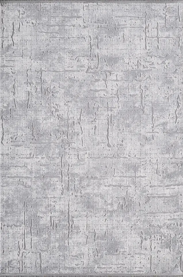 Artemis Halı Runner 5016A Krem Gri Akrilik Saçaklı  Modern Oturma Odası ve Salon Halısı