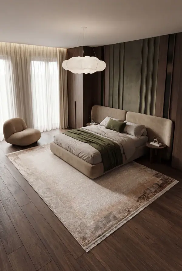 Atlas Halı Hisar HZ07A Modern Şık Yumuşak Dokulu Yüksek Kaliteli Oturma Odası ve Salon Halısı