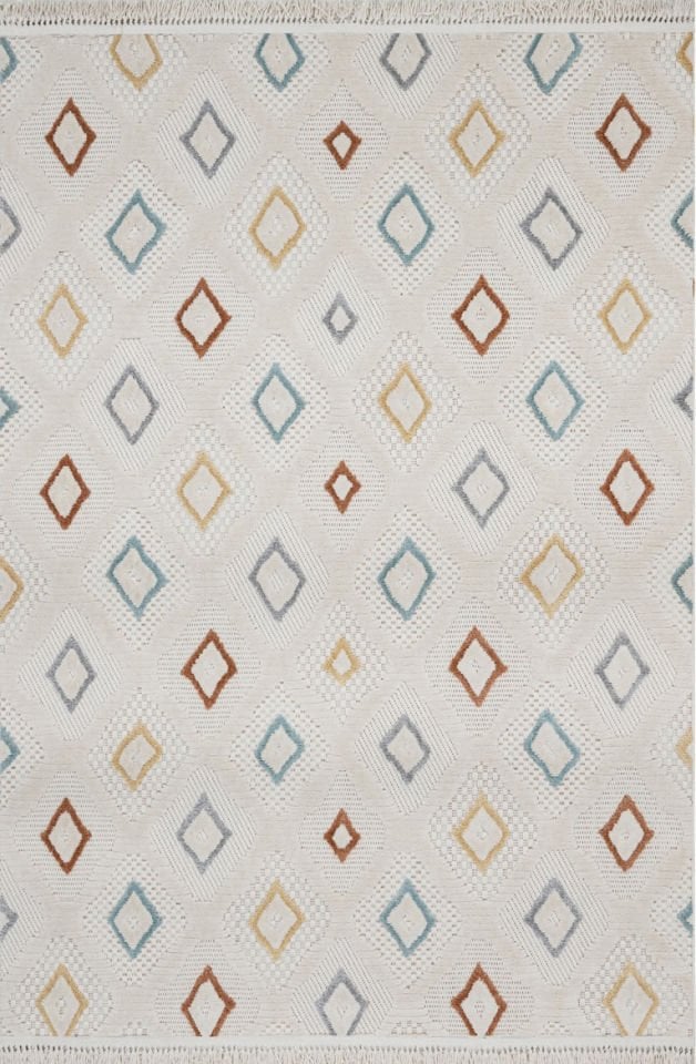 Luxess Halı Dizayn 1101 Multi Polyester Şönil İskandinav Tarz Yüksek Kaliteli Halı