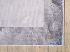 Artemis Halı Couture 0891A Gri Akrilik Viskon Çerçeveli Yumuşak Dokulu Şık Oturma Odası ve Salon Halısı