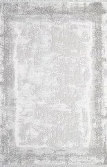 Pierre Cardin Halı Monet MT40A Gri Beyaz Modern Desenli Şık Makine Dokuması Halı