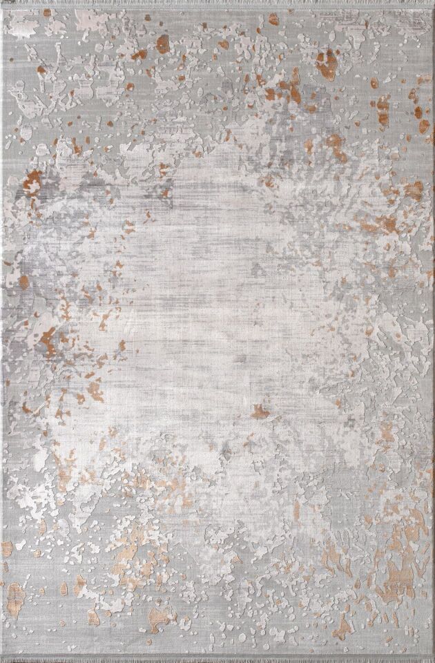 Artemis Halı Emma 09770C Gri Gold Viskon Akrilik Modern Oturma Odası ve Salon Halısı