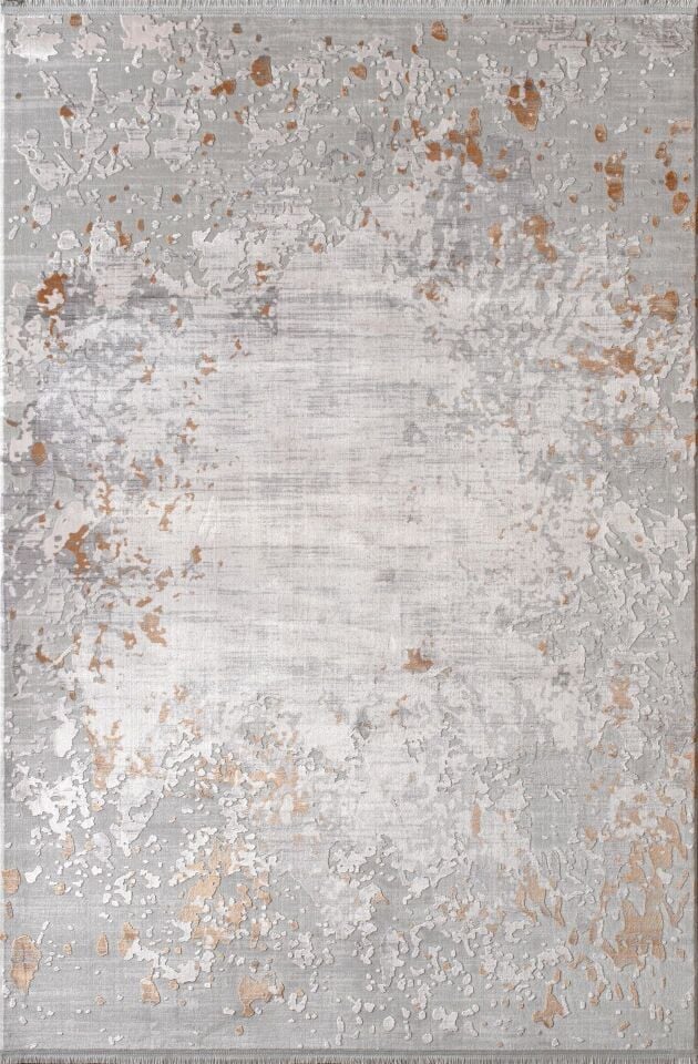 Artemis Halı Emma 09770C Gri Gold Viskon Akrilik Modern Oturma Odası ve Salon Halısı