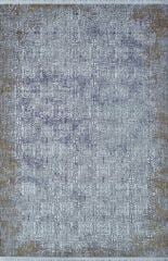 Artemis Halı Alegra 9105B Gri Gold Viskon Akrilik Çerçeveli Yumuşak Dokulu Modern Şık Halı