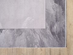 Artemis Halı Couture 0891B Gri Akrilik Viskon Çerçeveli Yumuşak Dokulu Şık Oturma Odası ve Salon Halısı