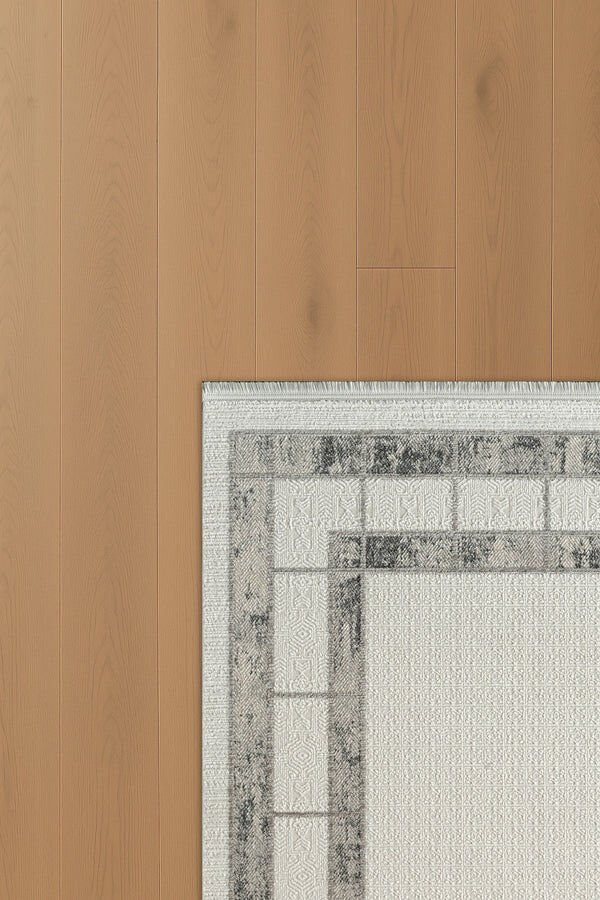 Atlas Halı Çınar CY07A Krem Gri Akrilik Modern Desenli Makine Halısı