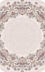 eHalıcım İstanbul İS38828A Beyaz Klasik Özel Tezgah Salon Halısı