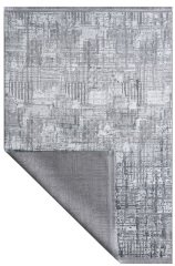 Louis Casa Valor 4104 Antrasit Modern Saçaklı Kilim