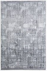 Louis Casa Valor 4104 Antrasit Modern Saçaklı Kilim