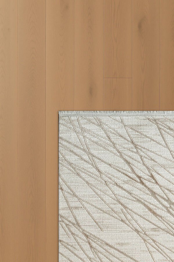 Atlas Halı Çınar CY08A Krem Bej Akrilik Modern Desenli Makine Halısı