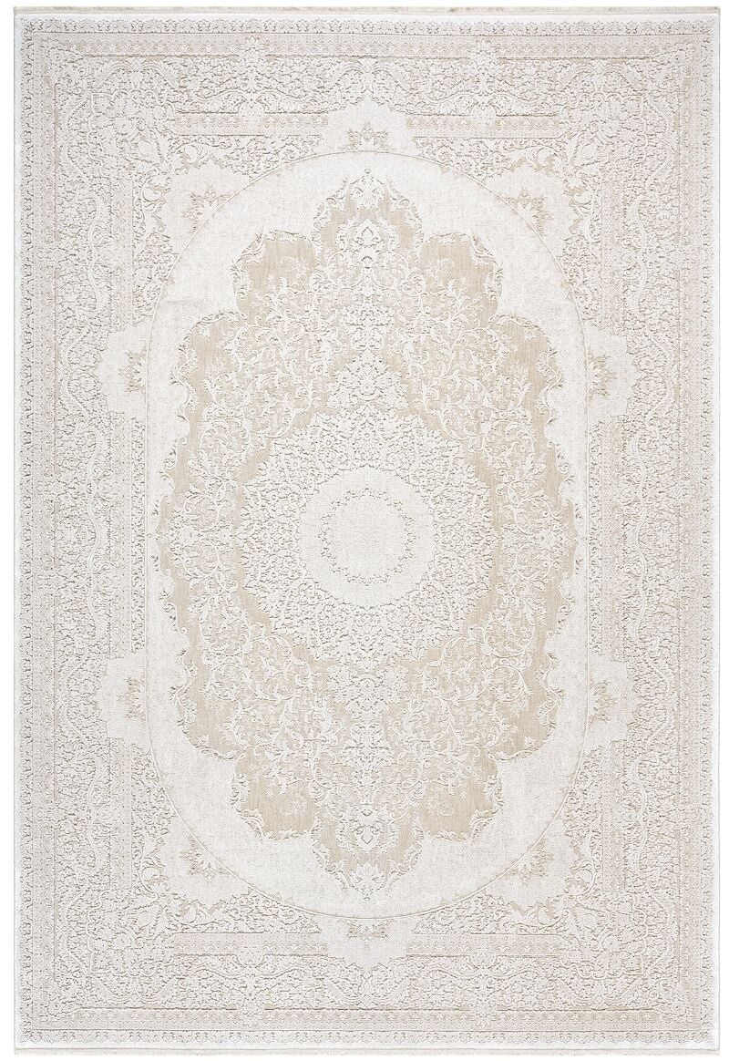 Elexus Halı Regina 4110 Krem Yumuşak Dokulu Modern Oturma Odası ve Salon Halısı