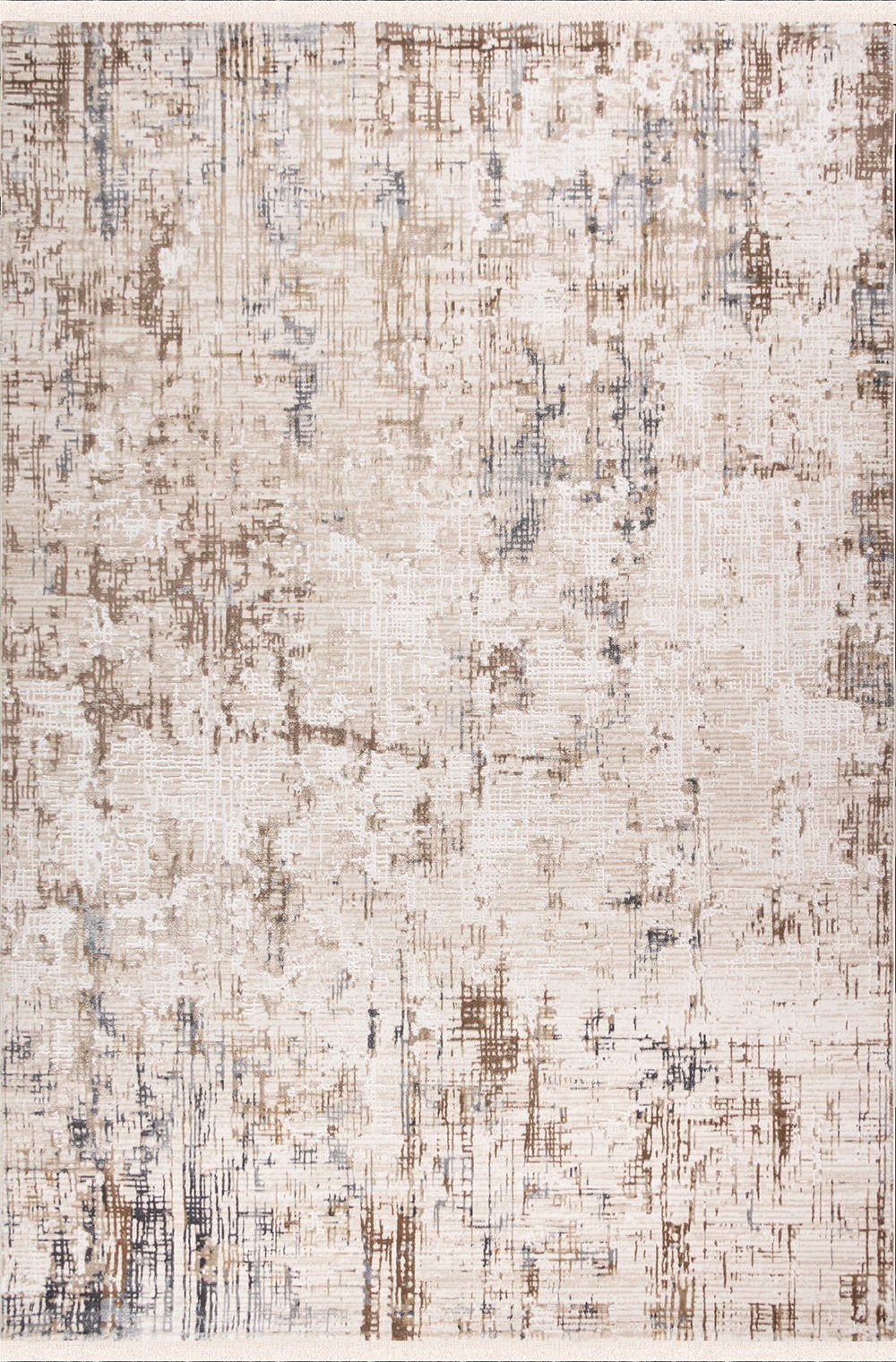 Sanat Halı Hera 3548 Bej Polyester Yüksek Kaliteli Modern Halı