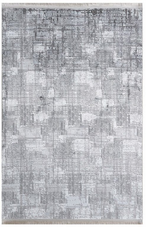 Louis Casa Valor 4104 Vizon Modern Saçaklı Kilim