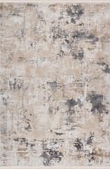 Sanat Halı Hera 3552 Bej Polyester Yüksek Kaliteli Modern Halı