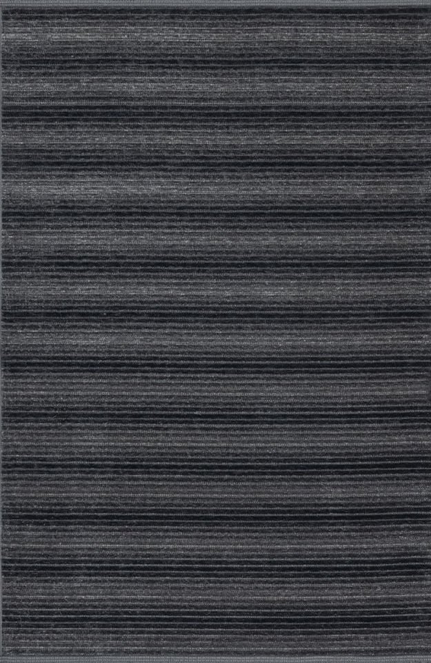 Luxess Halı Cool 402 Antrasit Pamuk Şönil Polyester Modern Yumuşak Dokulu Kilim