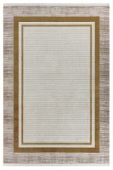 Seyran Halı Zen 7001 Gold Akrilik Bambu İplik Yüksek Kaliteli Çerçeveli Modern Halı