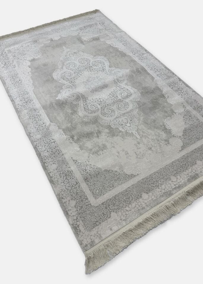 Pierre Cardin Halı Voila ZQ00B Gri Modern ve Geleneksel Desenli Yüksek Kaliteli Halı