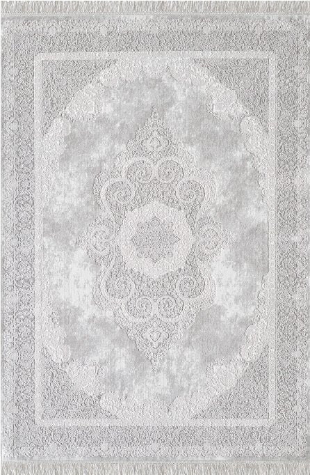 Pierre Cardin Halı Voila ZQ00B Gri Modern ve Geleneksel Desenli Yüksek Kaliteli Halı