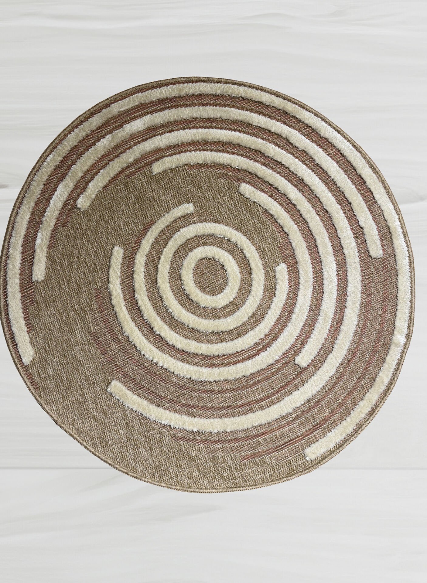 eHalıcım Ganj GN0673T Taba Kolay Temizlenen Hav Toz Vermez Etnik Halı