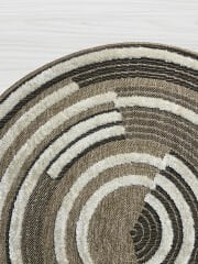 eHalıcım Ganj GN0674S Siyah Kolay Temizlenen Hav Toz Vermez Etnik Halı