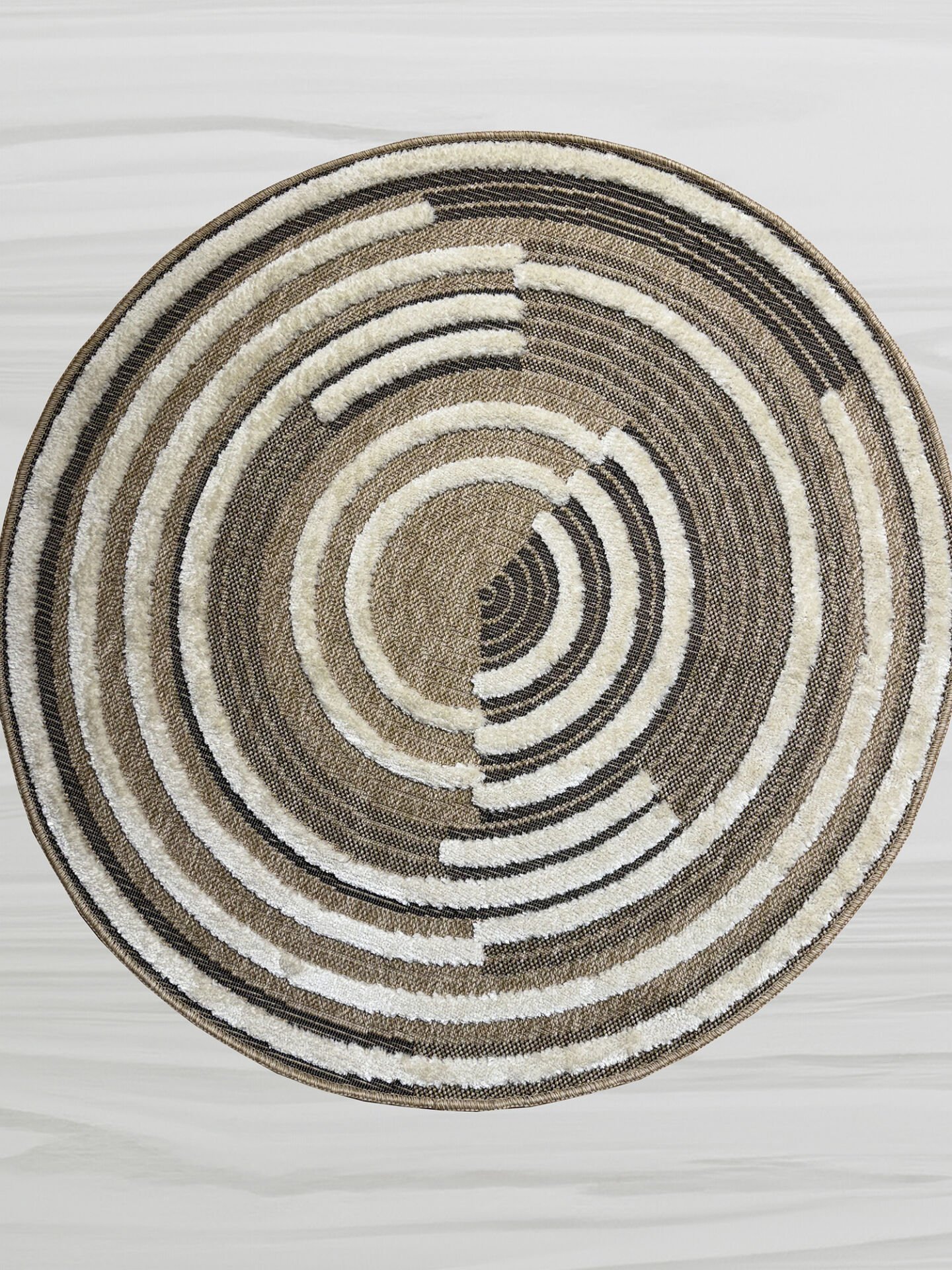 eHalıcım Ganj GN0674S Siyah Kolay Temizlenen Hav Toz Vermez Etnik Halı