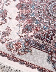 eHalıcım İstanbul İS38562A Krem Klasik Özel Tezgah Salon Halısı