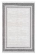 Seyran Halı Zen 7002 Antrasit Akrilik Bambu İplik Yüksek Kaliteli Çerçeveli Modern Halı