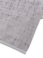 eHalıcım Lizbon LZ3001G Gri Hav Toz Vermeyen Kolay Temizlene Yumuşak Dokulu Halı