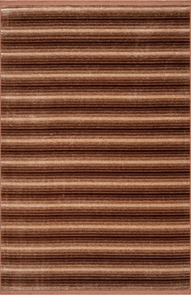 Luxess Halı Cool 402 Taba Pamuk Şönil Polyester Modern Yumuşak Dokulu Kilim