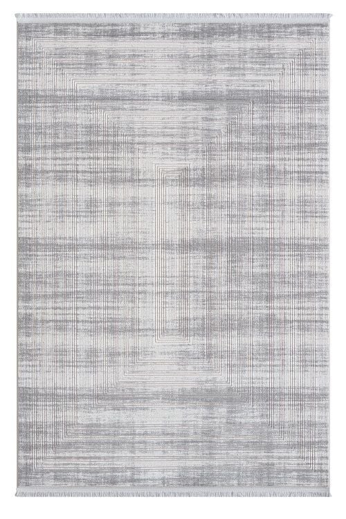 Seyran Halı Zen 7003 Gri Akrilik Bambu İplik Yüksek Kaliteli Modern Halı