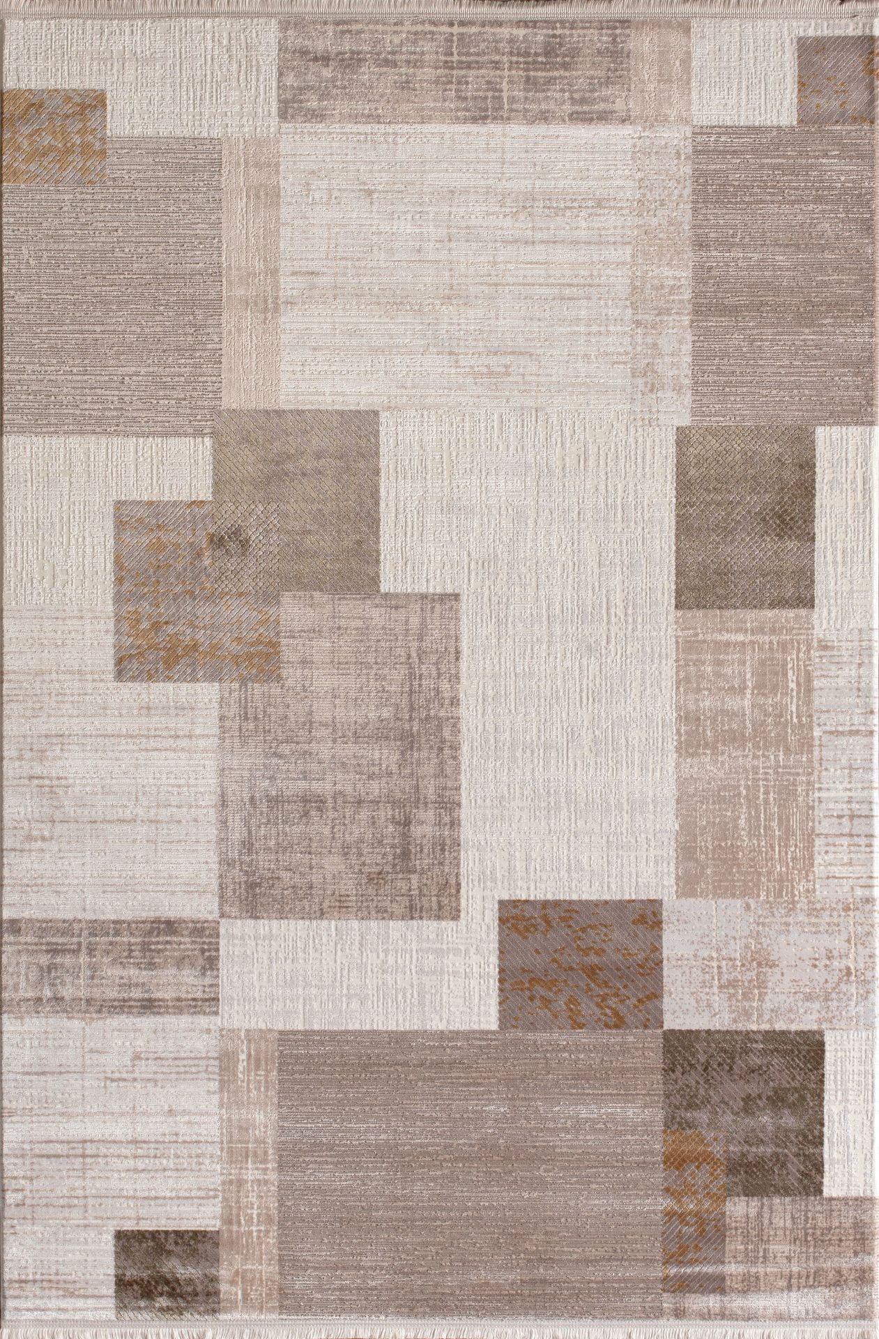 Artemis Halı Davina 09789B Bej Krem Viskon Akrilik Yumuşak Dokulu Modern Oturma Odası ve