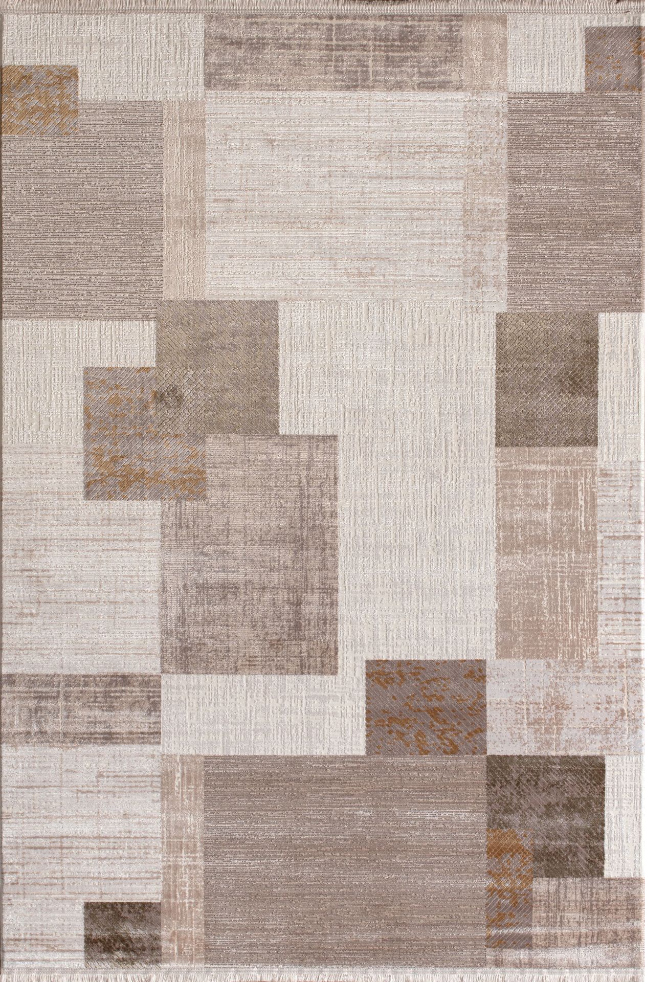 Artemis Halı Davina 09789B Bej Krem Viskon Akrilik Yumuşak Dokulu Modern Oturma Odası ve