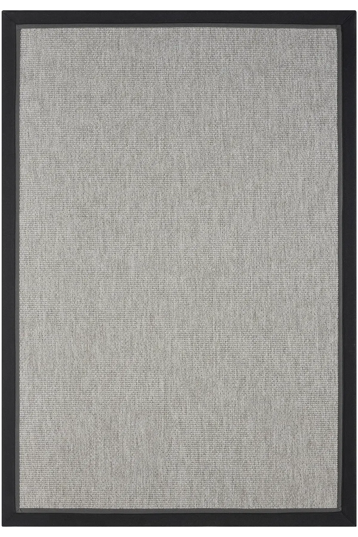 Seyran Halı Bombay 664 Gri Siyah Antrasit Bordürlü Kolay Temizlenen Hav Toz Vermez Sisal Yolluk