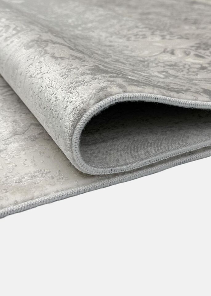Pierre Cardin Halı Voila ZQ01C Gri Modern ve Geleneksel Desenli Yüksek Kaliteli Halı