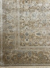 Elexus Halı Diamond 3826 Açık Bej Akrilik Viskon Pamuk Taban Eskitme Desenli Şık Halı