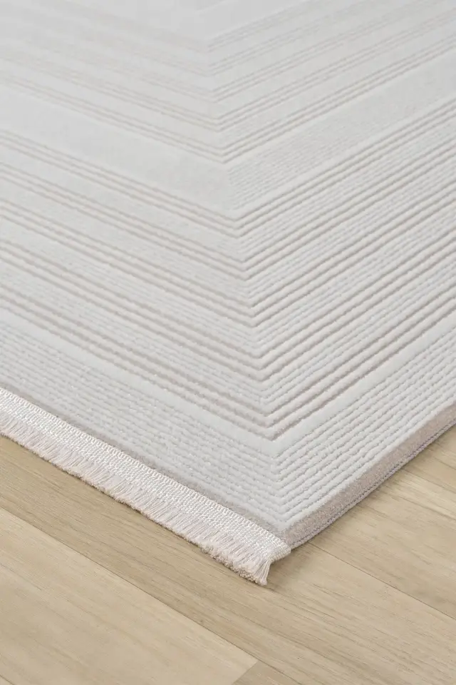 Seyran Halı Zen 7005 Kemik Akrilik İplik Yüksek Kaliteli Modern Halı