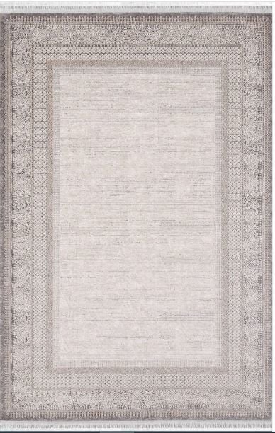 Artemis Halı Barok 2249B Viskon Akrilik Modern Şık Çerçeveli Oturma Odası ve Salon Halısı