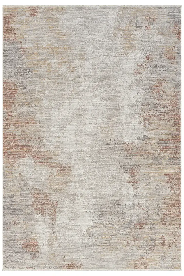 Seyran Halı Peru 10206 Terra Polyester Modern Yumuşak Doku Yüksek Kaliteli Yolluk