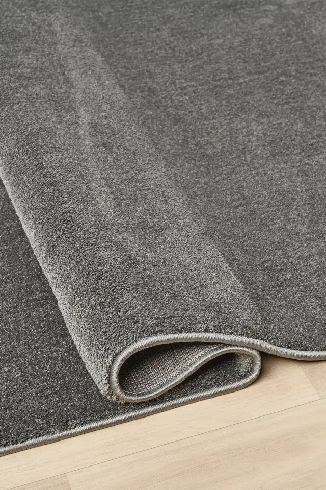 Seyran Halı Bali 4500 Antrasit Yumuşak Dokulu Modern Halı