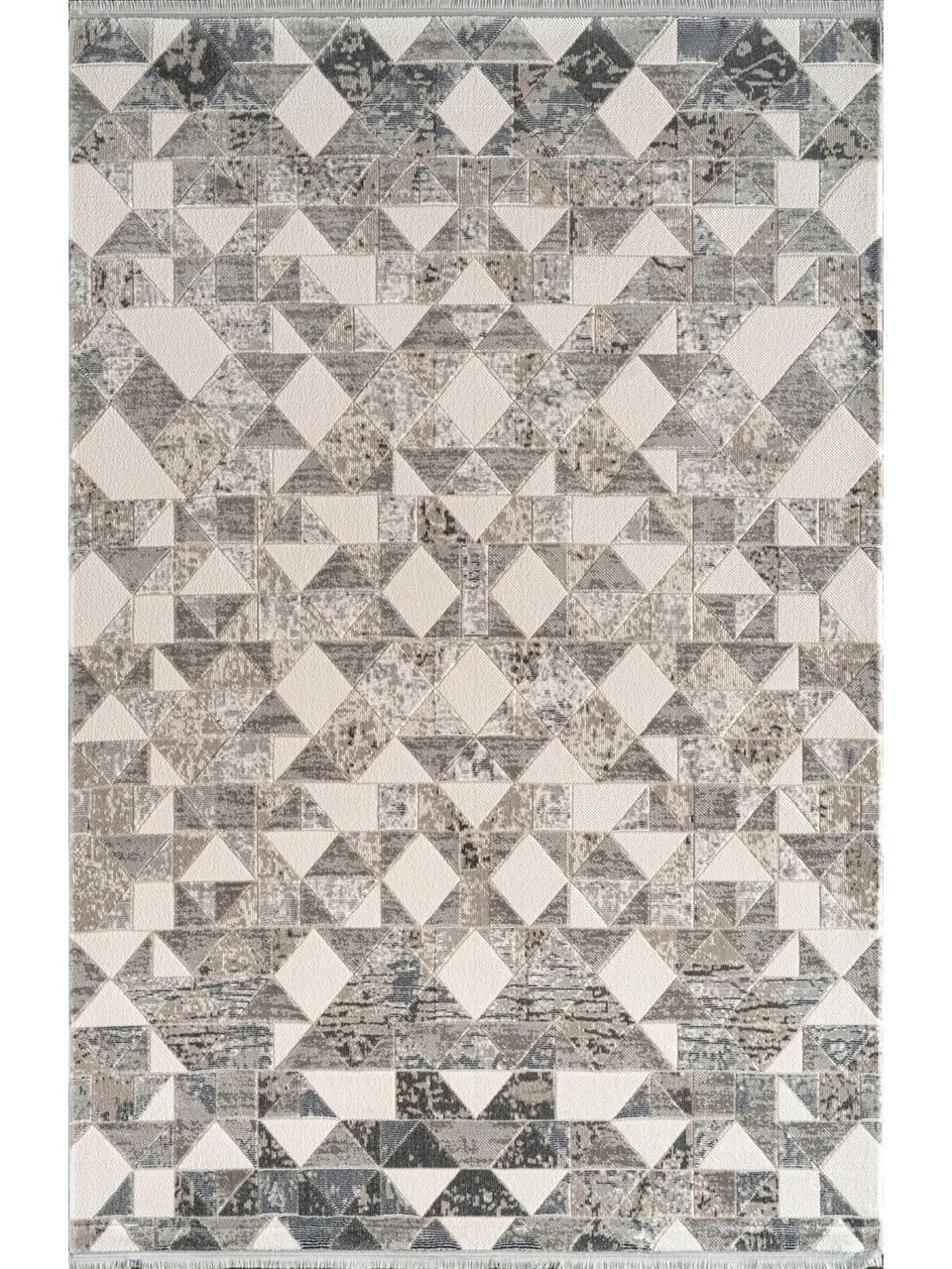 Atlas Halı Estefan EU07A Gri Bej Akrilik Premium Modern Salon ve Oturma Odası Halısı