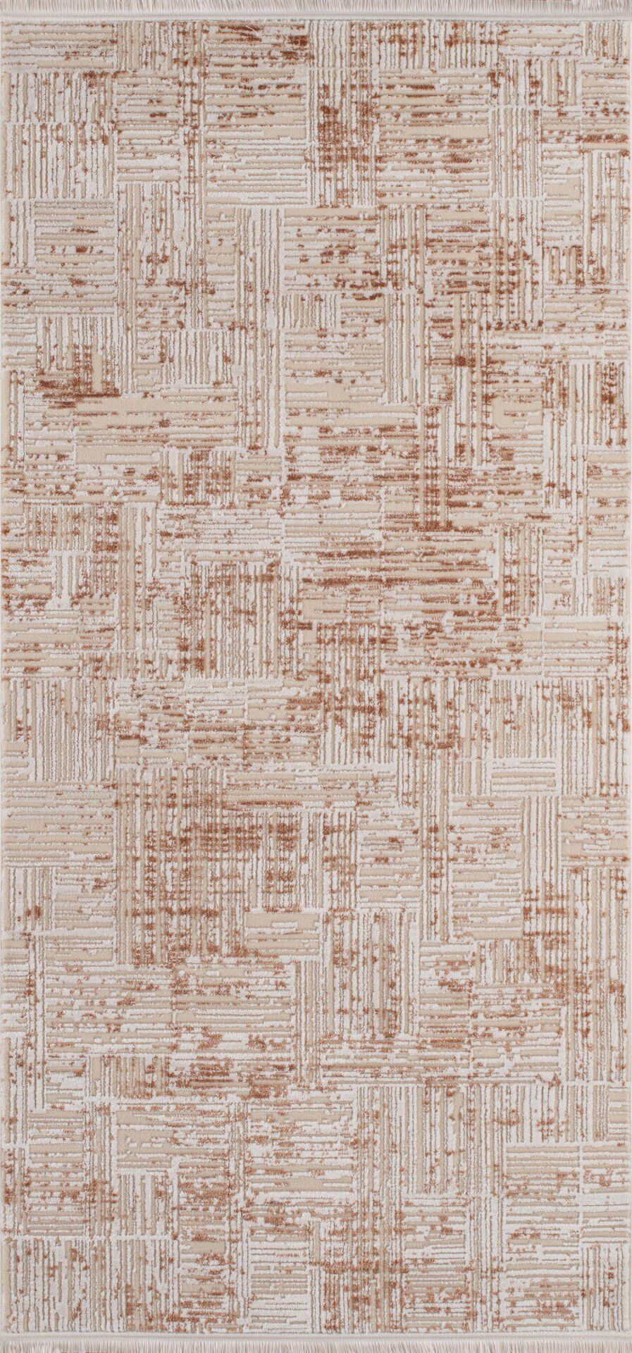 Artemis Halı Eva 01100L Krem Akrilik Terra Salon Koridor Mutfak Yatak Odası Halısı